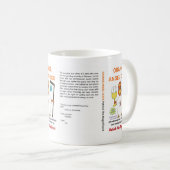 ORANGE ANGEL DUCK Classic Mug, 11 oz Koffiemok (Voorkant rechts)