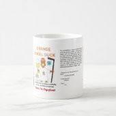 ORANGE ANGEL DUCK Classic Mug, 11 oz Koffiemok (Center)