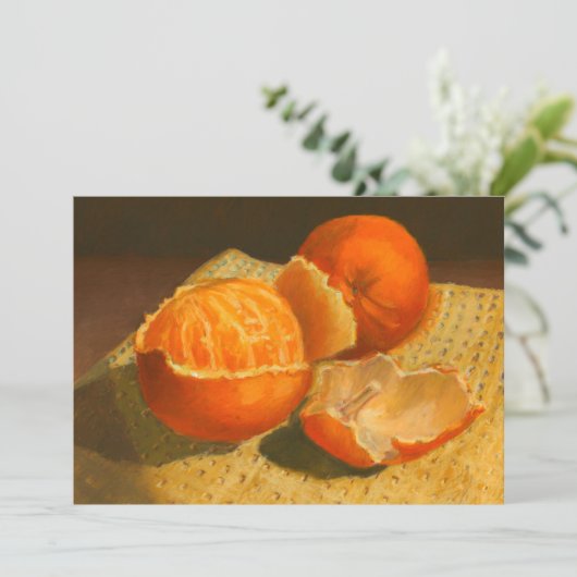 Orange Art Kaart (Staand voorkant)