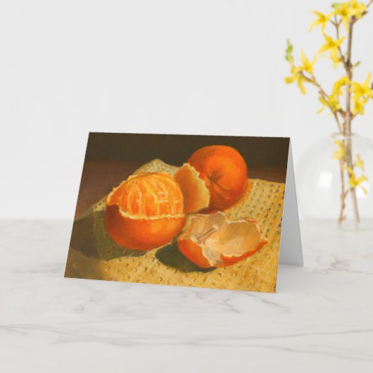 Orange Art Kaart (Gele Bloem)
