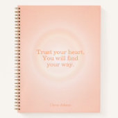 Orange Aura Message Notebook Notitieboek (Voorkant)