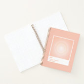 Orange Aura Swatch Angel Number Notitieboek (Binnen)