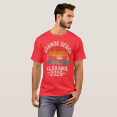 Orange Beach Alabama 2025 Family Trip Friends Grou T-shirt (Voorkant volledig)