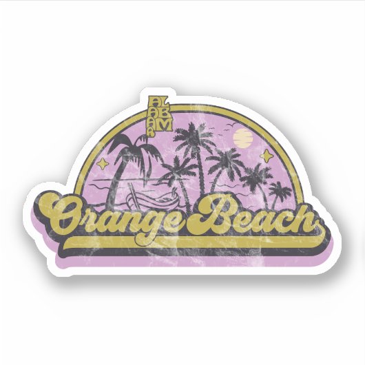 Orange Beach, Alabama Sticker (Voorkant)
