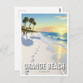 Orange Beach Alabama Travel Briefkaart (Voorkant / Achterkant)