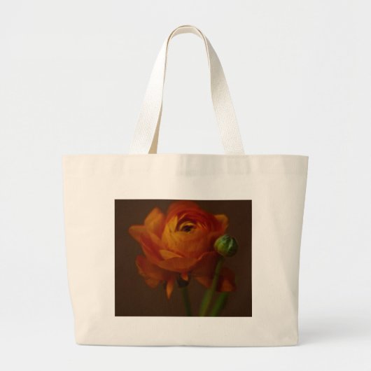 Orange Beauty Grote Tote Bag (Voorkant)