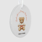 Orange Belt Judo Promotion Christmas Ornament  (voorkant)