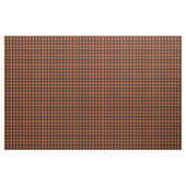 Orange & Black Gingham Plaid Stof (Yard (91,4 cm))