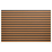 Orange Black Horizontal Stripes Half Inch Size Stof (Fat Quarter)