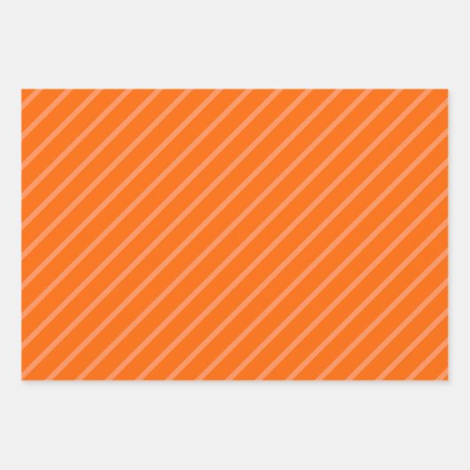 Orange, Black & White Inpakpapier Vel (Voorkant)