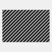 Orange, Black & White Wrapping Paper Sheets (Voorkant 3)