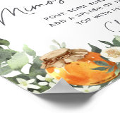 Orange Blossom Honey Bee Mimosa Bar Poster (Hoek)