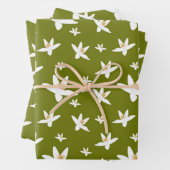 Orange Blossom Wrapping Sheets Inpakpapier Vel (In situ)