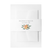 Orange Blossoms Citrus Botanical Wedding Uitnodigingen Wikkel (Voorkant Voorbeeld)