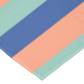 Orange & Blue Stripes Tie Tafelkleed (Gekanteld)