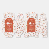 ORANGE BOW & ARCH FALL PUMPKIN FLOWERS BIRTHDAY BEDANKDOOSJES (Ongevouwen)