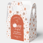 ORANGE BOW & ARCH FALL PUMPKIN FLOWERS BIRTHDAY BEDANKDOOSJES (Open)