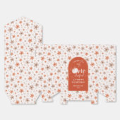 ORANGE BOW & ARCH FALL PUMPKIN FLOWERS BIRTHDAY BEDANKDOOSJES (Ongevouwen)