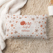 ORANGE BOW & ARCH FALL PUMPKIN FLOWERS BIRTHDAY KUSSEN (Deken)