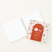 ORANGE BOW & ARCH FALL PUMPKIN FLOWERS BIRTHDAY NOTITIEBOEK (Binnen)