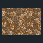 Orange brown Christmas floral pattern Inpakpapier Vel<br><div class="desc">Maak uw cadeaus onvergetelijk met prachtig ontworpen inpakpapier en papieren vellen van Zazzle. Kies uit een breed collectie van aangepast inpakpapier, gepersonaliseerd inpakpapier en gedrukt inpakpapier om elke viering te evenaren. Van elegant inpakpapier voor bruiloften tot vrolijk inpakpapier voor verjaardagen en feestelijk inpakpapier, er is een perfect ontwerp voor elke...</div>