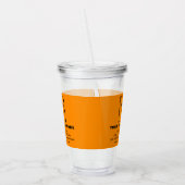 Orange Business Merk | Acryl Bekertje Drinkbeker (Links)