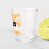 Orange Camouflage Military Shot Glass Shot Glas (Rechts)
