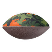 Orange Camouflage Pattern, Your name, Personalize American Football (Gedraaid 90)