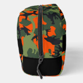 Orange Camouflage Pattern, Your name, Personalize Toilettasje (Rechts)