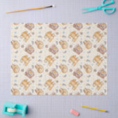 Orange Cat in a Backpack, Stars, and Yarn Tissuepapier (Craft)