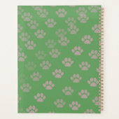 Orange Cat Laying on Back Planner (Achterkant)