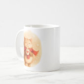 Orange Cat Mug for Cat Lovers Koffiemok (Voorkant links)