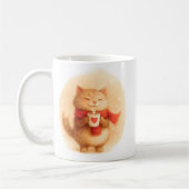 Orange Cat Mug for Cat Lovers Koffiemok (Links)