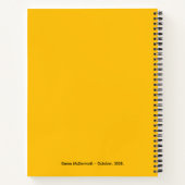 Orange Cat Notebook Notitieboek (Achterkant)