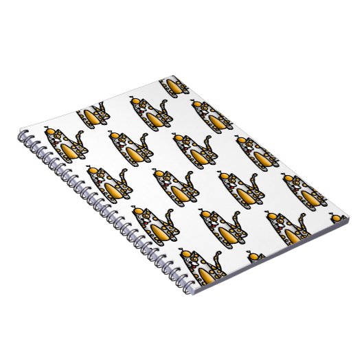 Orange Cat Notitieboek (Rechterzijde)