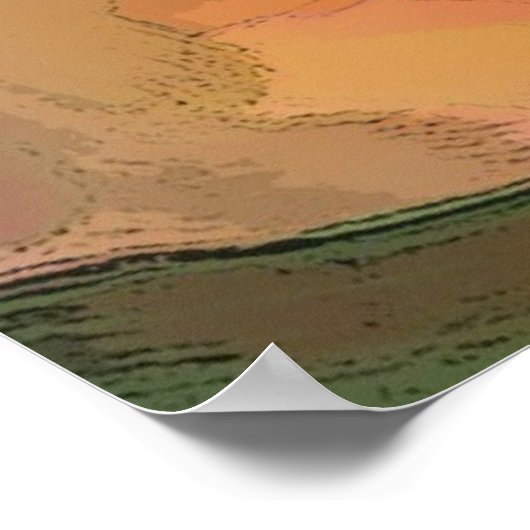 Orange Cat Poster (Hoek)