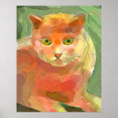 Orange Cat Poster (Voorkant)