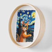 Orange Cat Selfie  Starry Night Cat Mom Cat Lovers (Hoek)