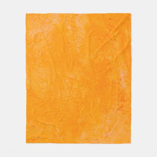 Orange cement surface, abstract pattern backgroun fleece deken (Voorkant)