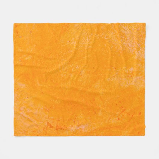 Orange cement surface, abstract pattern backgroun fleece deken (Voorkant (Horizontaal))