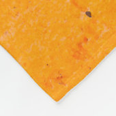 Orange cement surface, abstract pattern backgroun fleece deken (Hoek)
