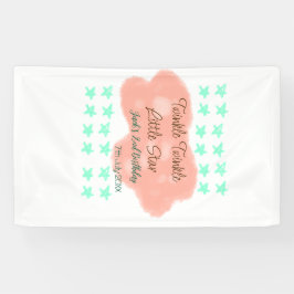 Orange clouds twinkle twinkle little stars green  spandoek