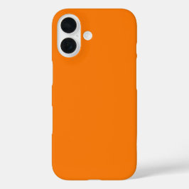 Orange Color iPhone 16 Hoesje