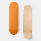 Orange Color Persoonlijk Skateboard (Voorkant)