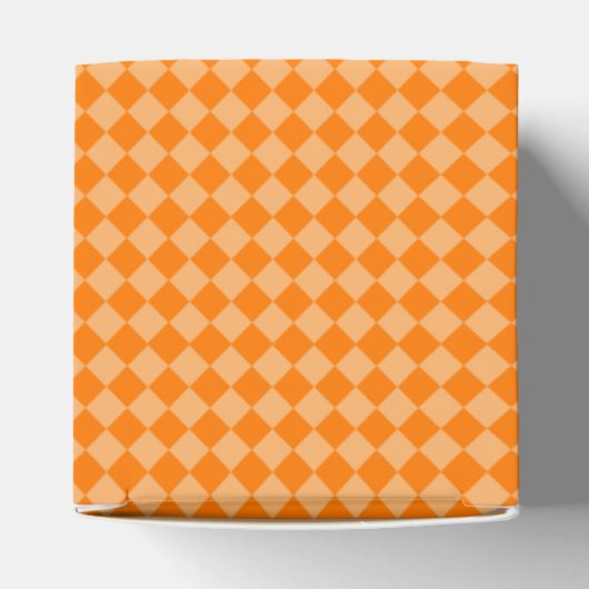 Orange Combination Diamond Pattern by STaylor Bedankdoosjes (Bovenkant)
