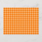 Orange Combination Diamond Pattern by STaylor Briefkaart (Voorkant)