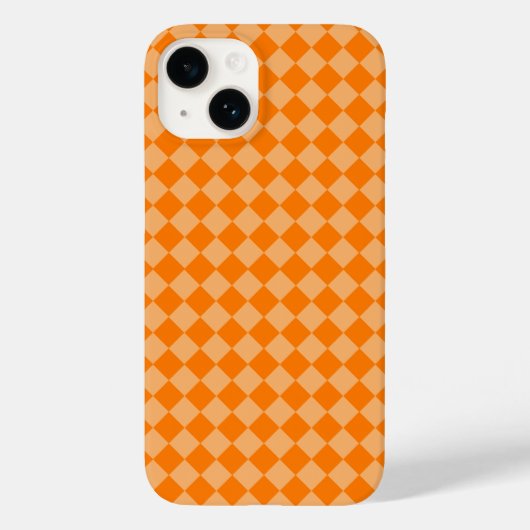 Orange Combination Diamond Pattern by STaylor Case-Mate iPhone Case (Achterkant)