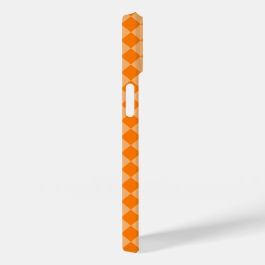 Orange Combination Diamond Pattern by STaylor Case-Mate iPhone Case (Achterkant / Rechts)
