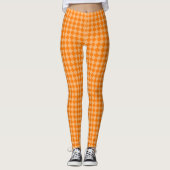 Orange Combination Diamond Pattern by STaylor Leggings (Voorkant)