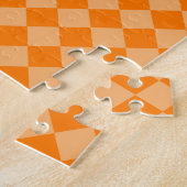 Orange Combination Diamond Pattern by STaylor Legpuzzel (Zijkant)